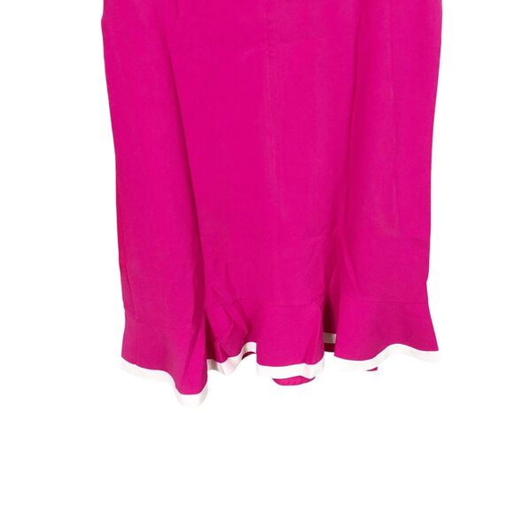 Victoria Beckham for Target 2X Pink Mini Dress White Trim Mod NWT - Picture 9 of 12